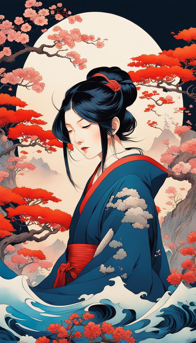 AI generated: Retro Chinese Art (Stable Diffusion - Portraits)