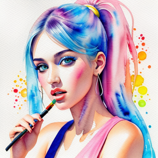 صورة مولدة بالذكاء الاصطناعي: epiCRealism prompt: hot summer most beautiful girl with most beautiful... (نموذج epiCRealism - صور شخصية)