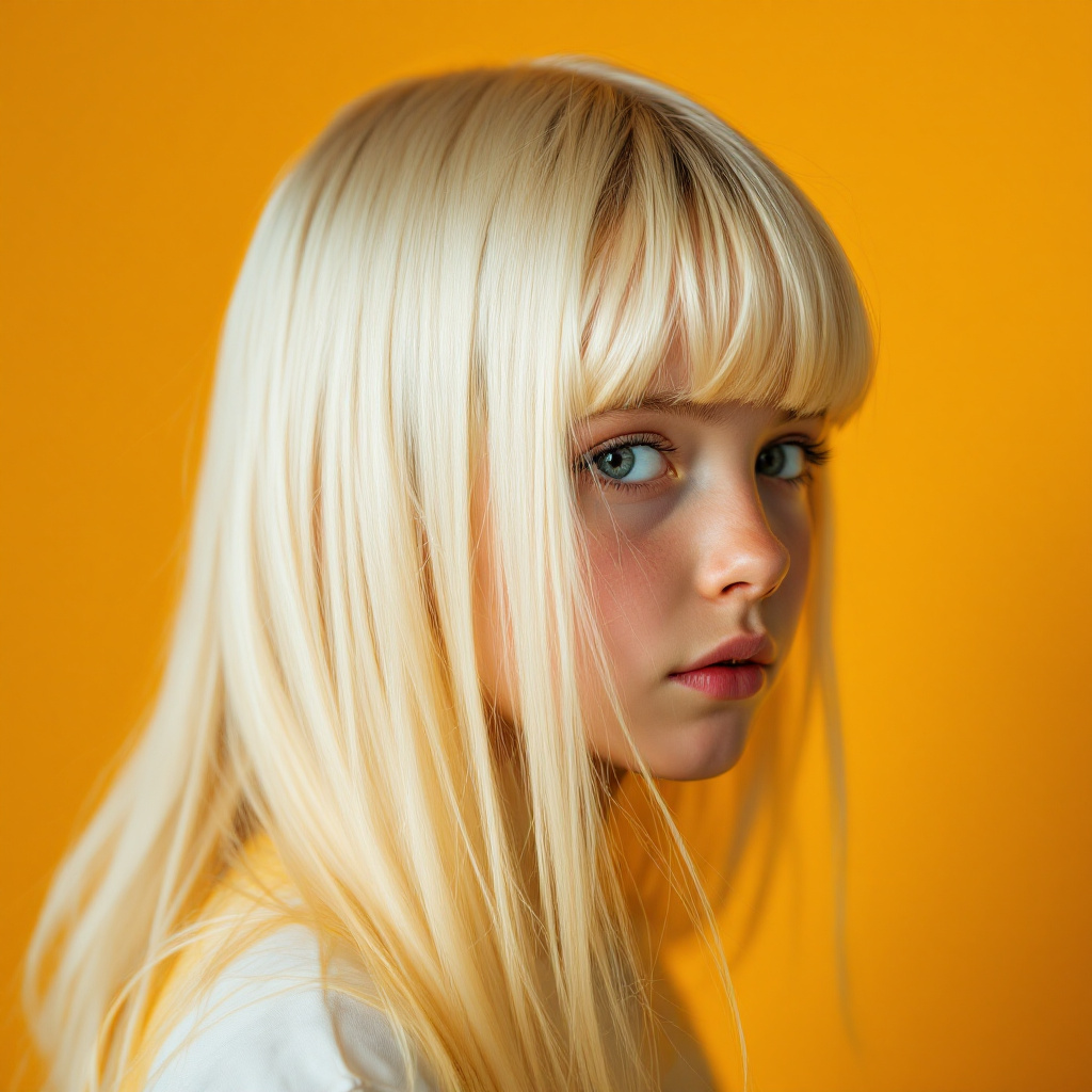 FLUX prompt: editorial photography, side view, upper-body, nine... - FLUX