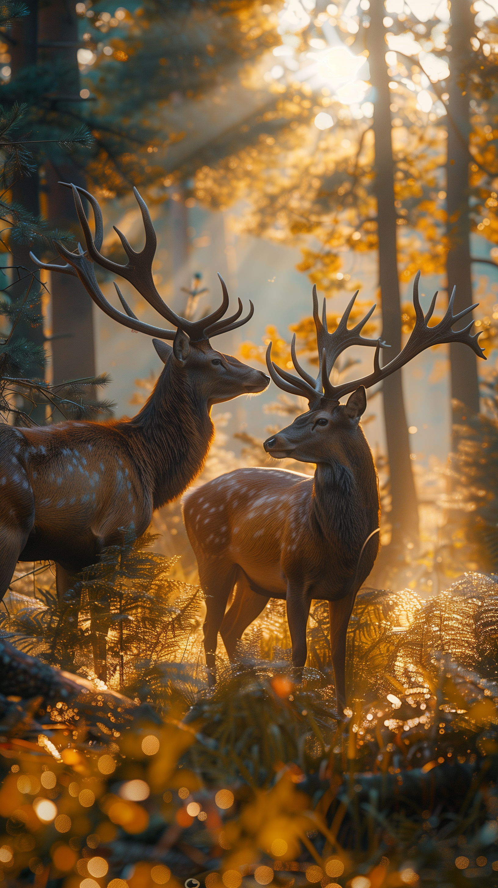 Midjourney prompt: photography, candid shot, forest, in the morning, ... - Midjourney