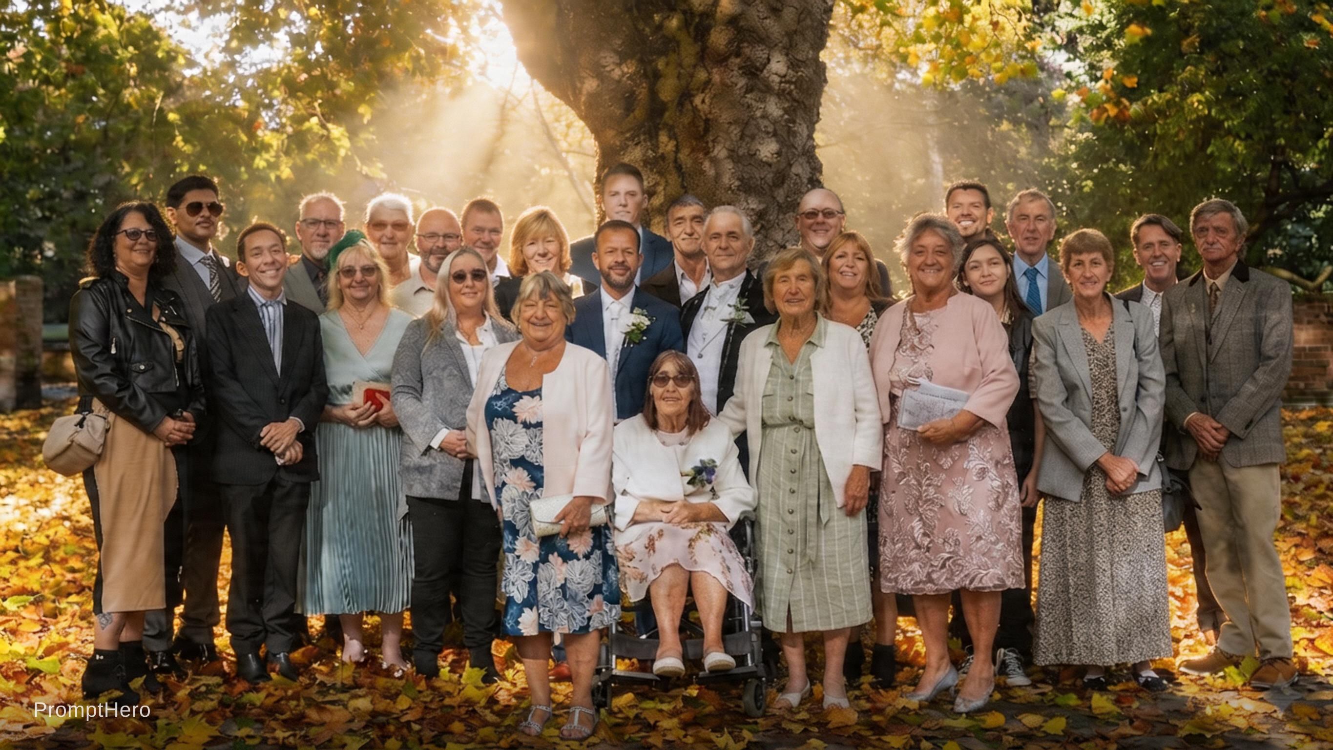 صورة مولدة بالذكاء الاصطناعي: Seedream 5 prompt: gay male family group photo, image provided. Use i... (نموذج Seedream 5 - صور شخصية)