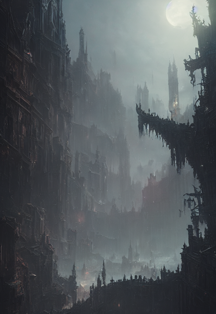 Stable Diffusion prompt: a tiny worlds by greg rutkowski,...