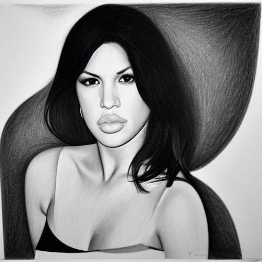 Stable Diffusion prompt: portrait of a mixture of Sara Ra...
