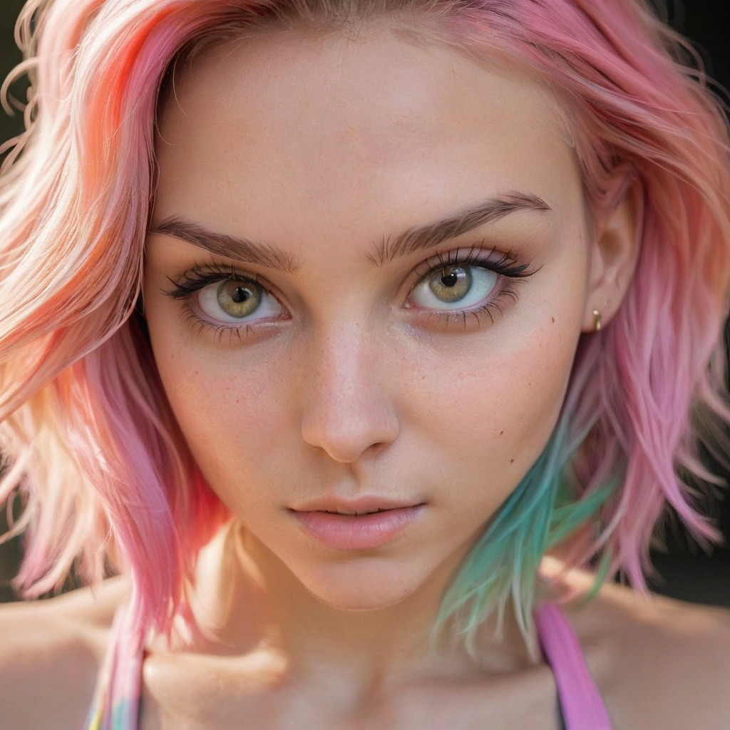 AI generated: Close-up an 18 year old girl (Stable Diffusion - Portraits)