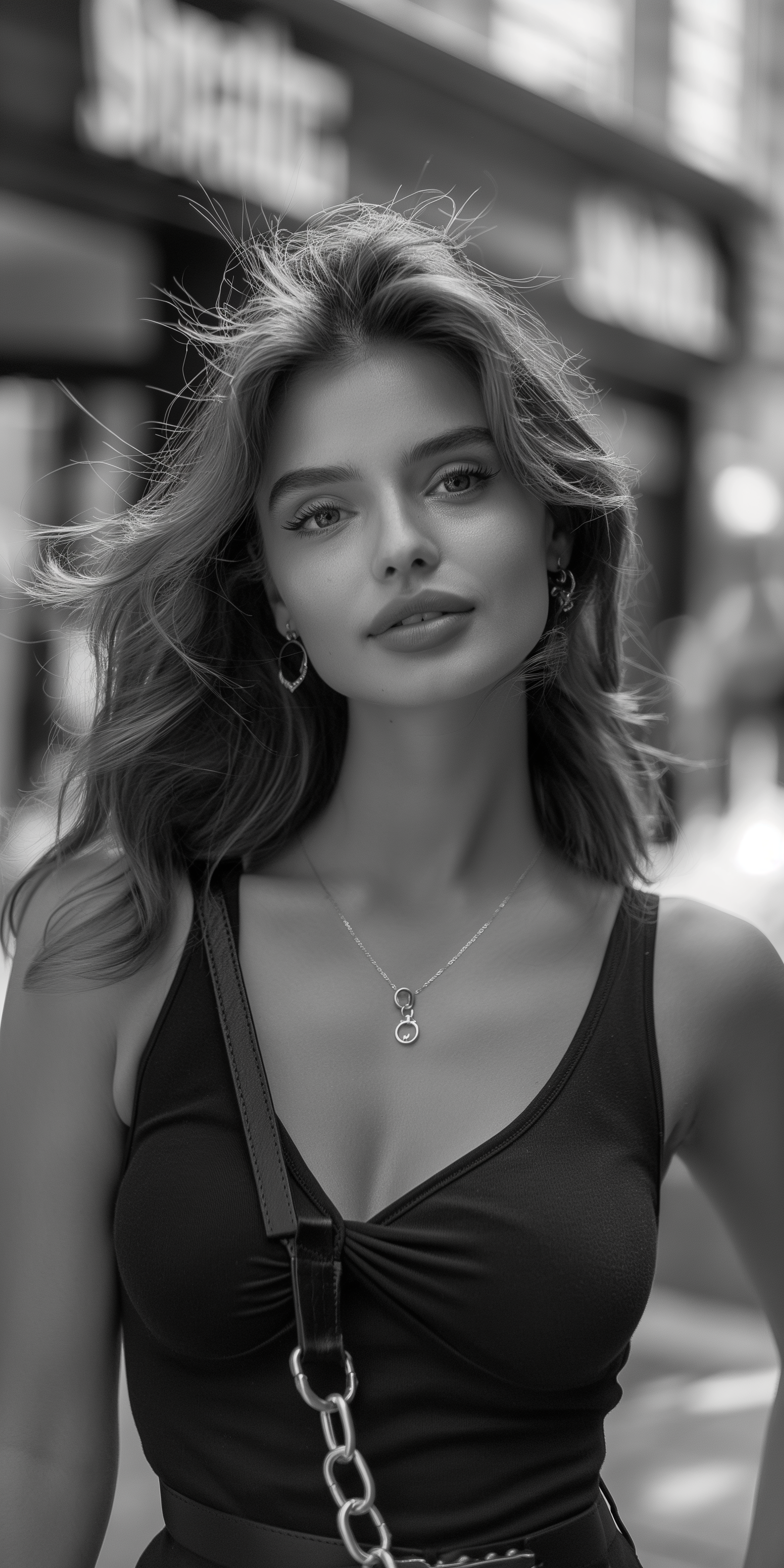 Midjourney prompt: a high-resolution portrait photo of a supermodel, ... - Midjourney