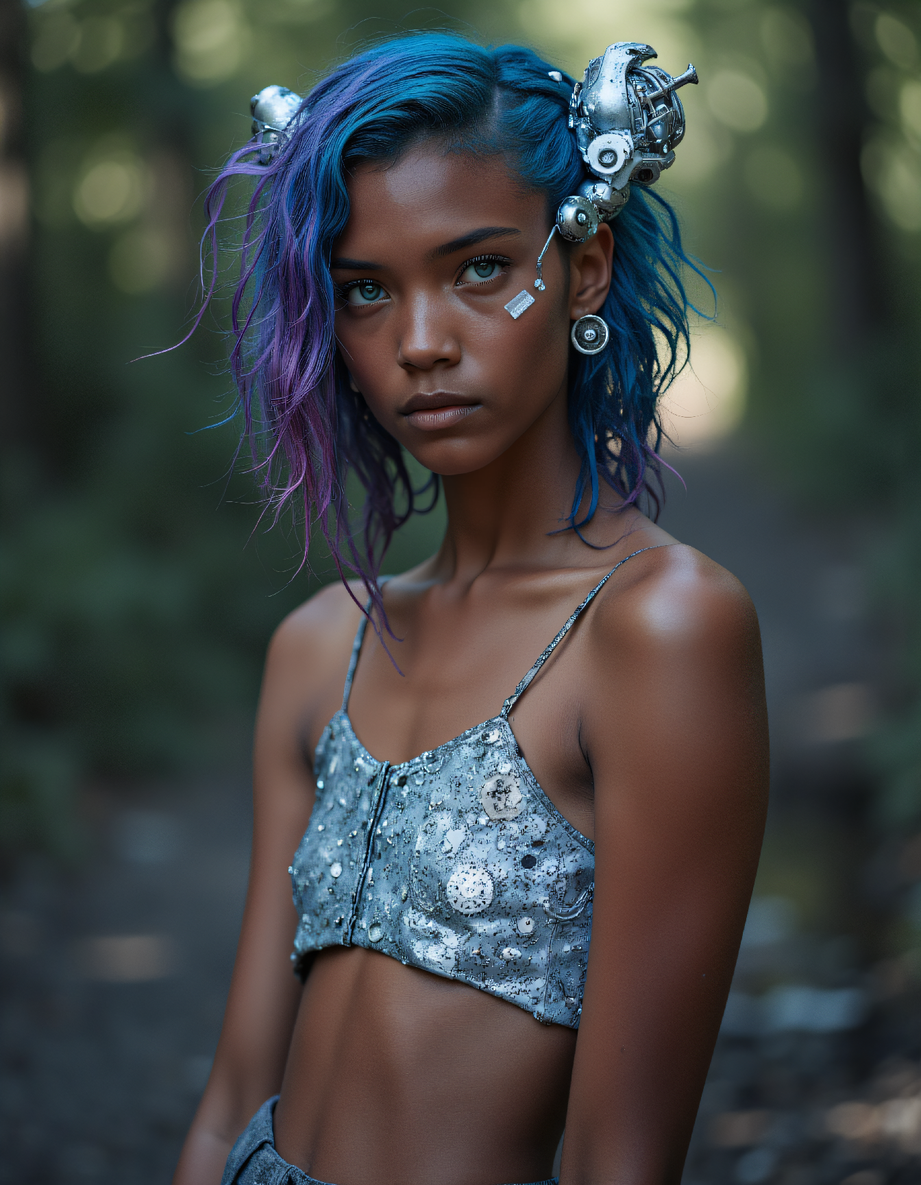 AI generated: FLUX prompt: Half Body Fantasy Fashion photo of a 24 year old ... (FLUX - Fashion)