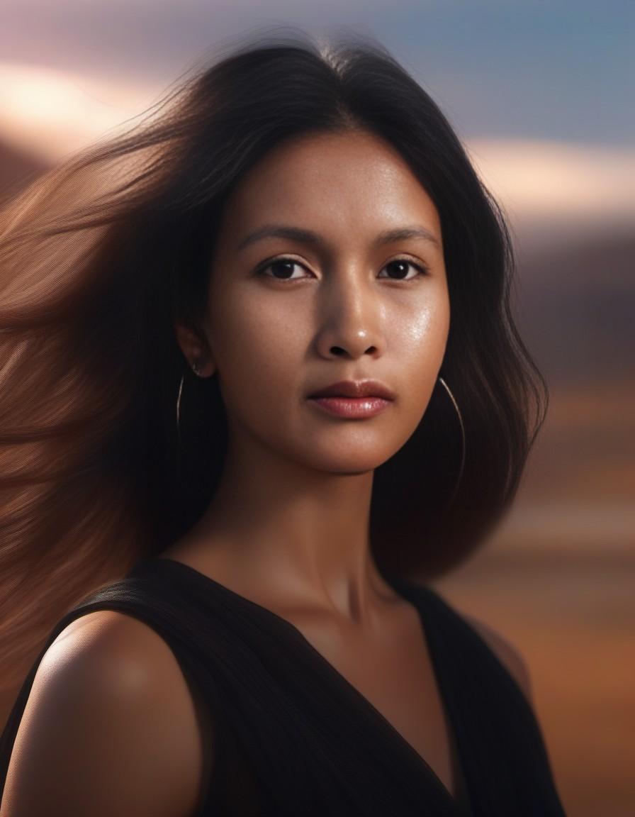 AI generated: Midjourney prompt: the realm of the Air, magical winds environment, ... (Midjourney - Fashion)