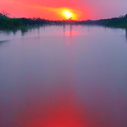 Stable Diffusion prompt: beautiful sunset time picture of...