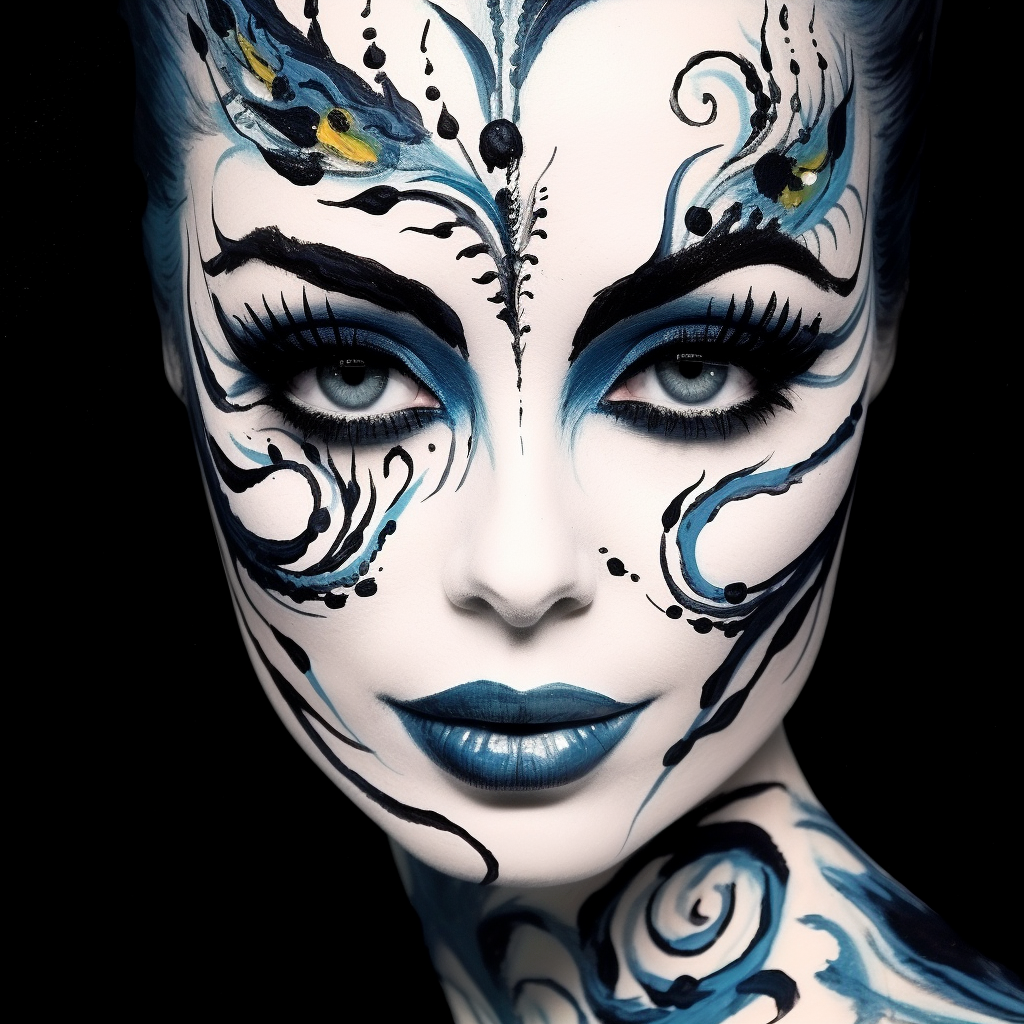 AI generated: Midjourney prompt: Makeup (Midjourney - Fashion)