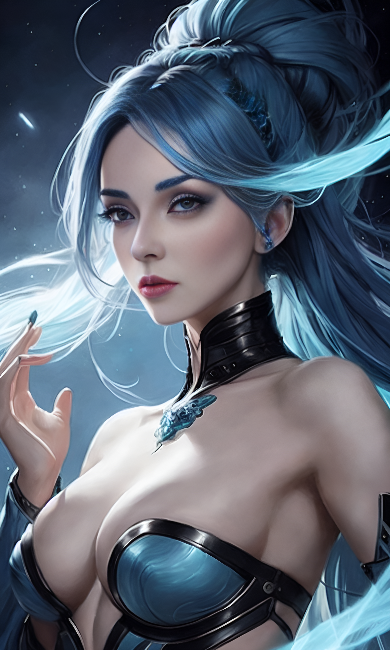 AI generated: Fearless Spirit (Stable Diffusion - Concept Art)