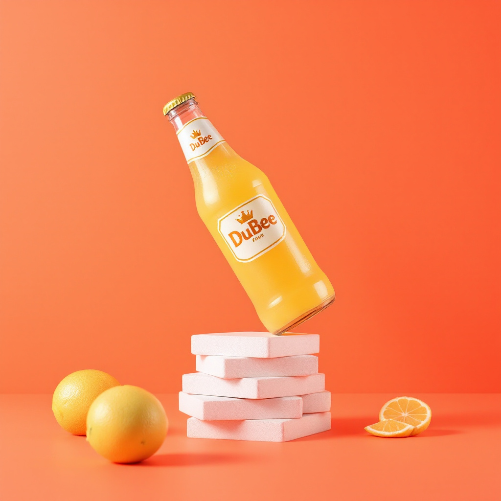 FLUX prompt: This is a vibrant product photography compos...