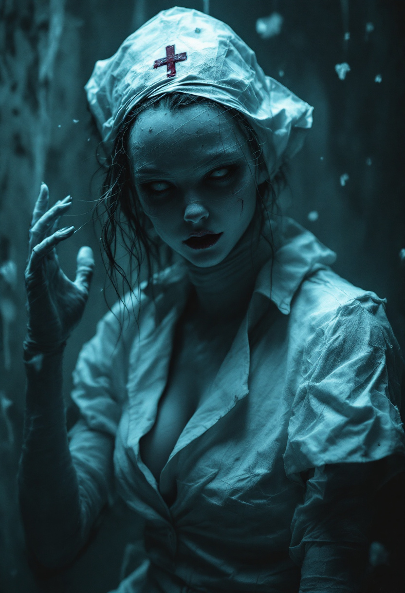 AI generated: FLUX prompt: Hyperalistic photoart dark and terrifying themes, ... (FLUX - Concept Art)