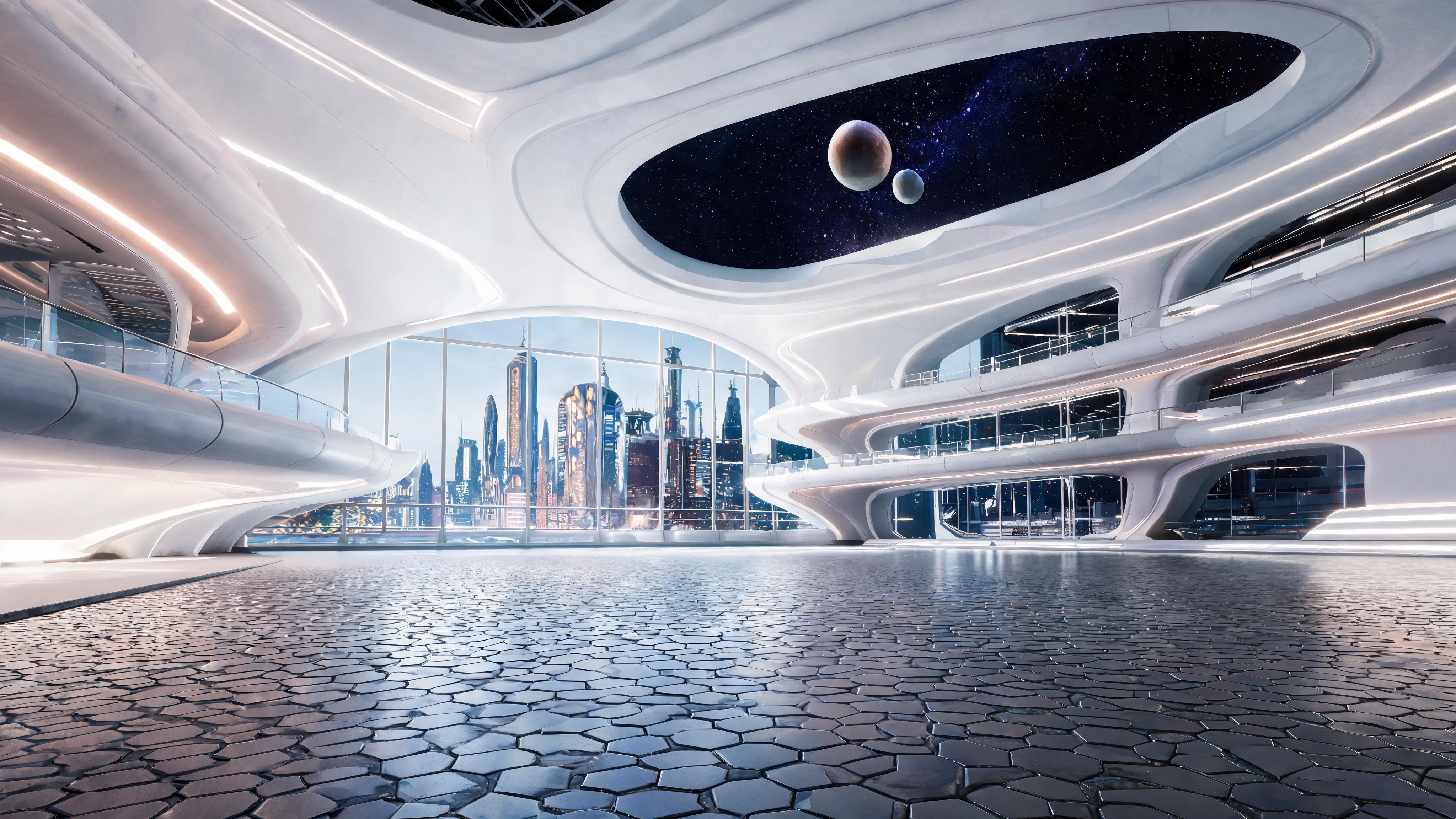 AI generated: Seedream 5 prompt: Create a cinematic scene for the inner design of a... (Seedream 5 - Interior Design)
