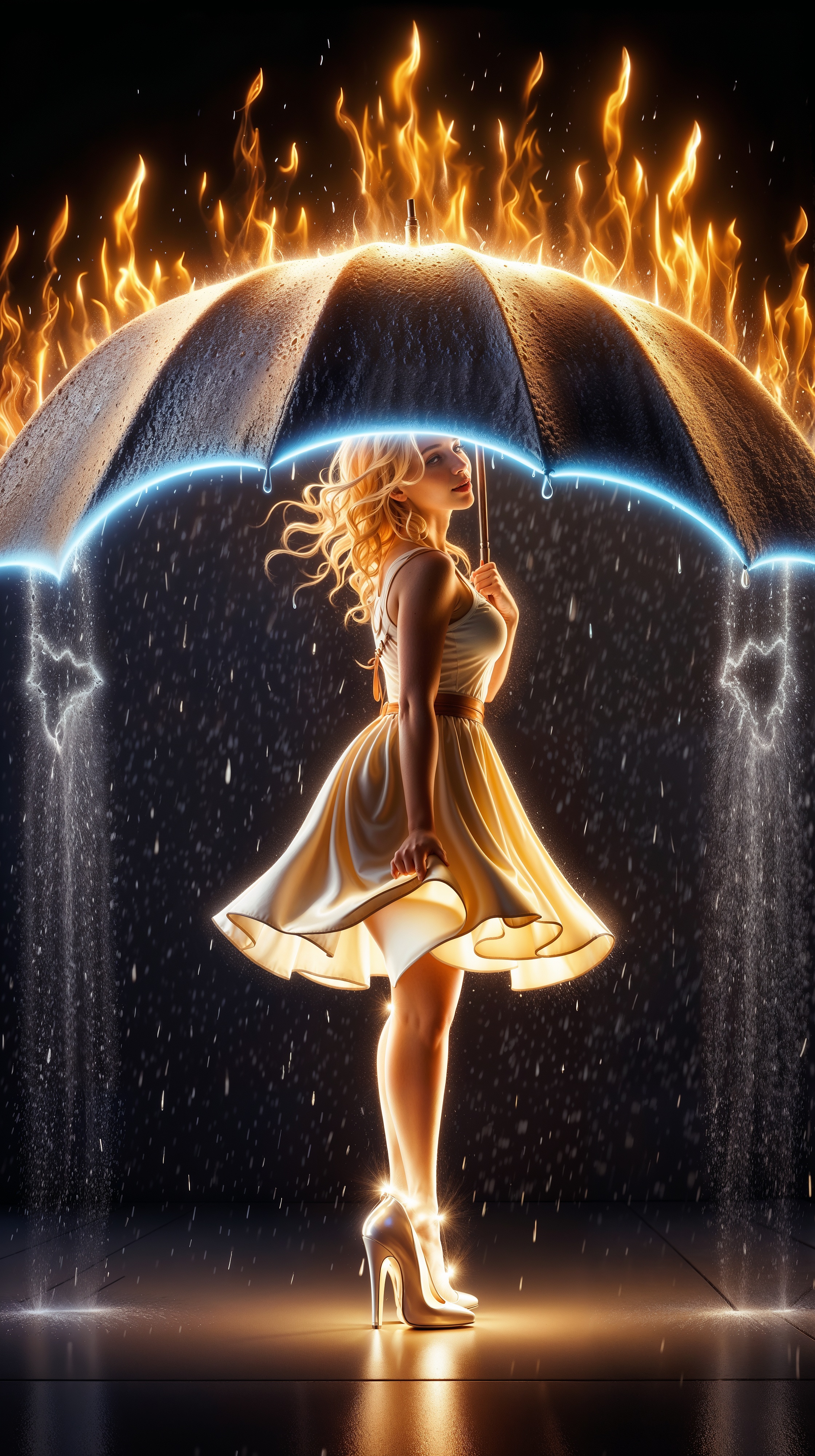 AI generated: Umbrella Wonders (Stable Diffusion - Photography)