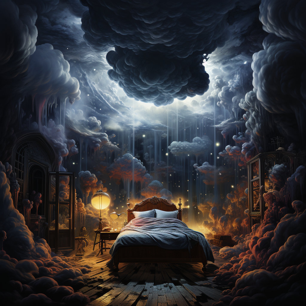 AI generated: Midjourney prompt: Things that come out in my dreams (Midjourney - Concept Art)