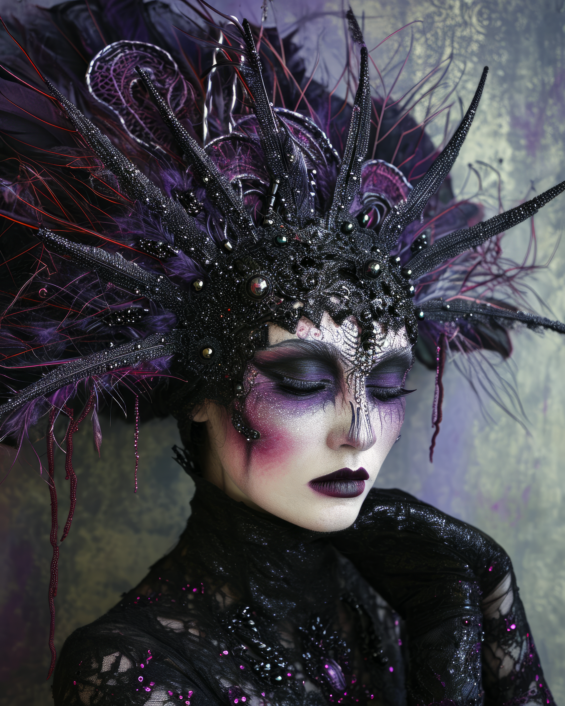 AI generated: Gothic Queen (Midjourney - Portraits)