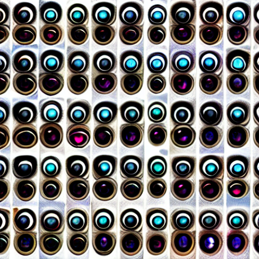 Stable Diffusion prompt: many eyes looking