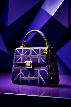 AI generated: Midjourney prompt: Bold, vibrant, and expressive designer leather han... (Midjourney - Fashion)