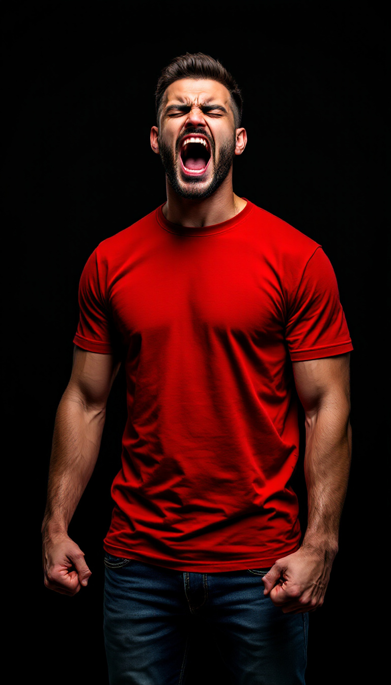 FLUX prompt: Full body photograph of a handsome, caucasian man,... - FLUX