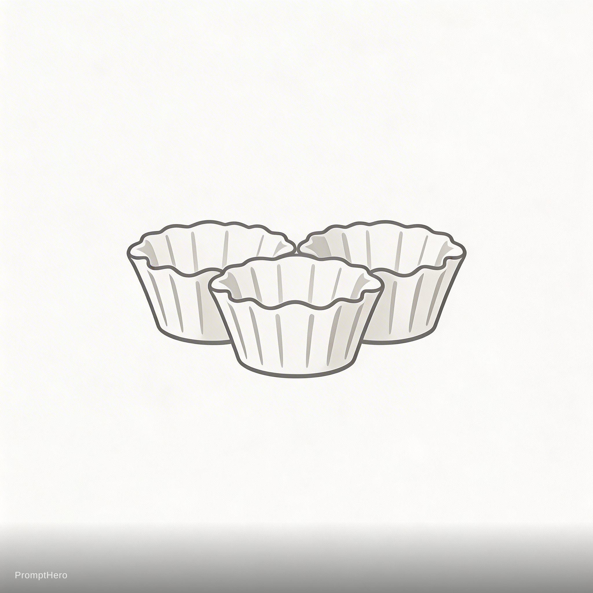 صورة مولدة بالذكاء الاصطناعي: Seedream 5 prompt: Ateliê de forminhas para doces finos (نموذج Seedream 5 - فن مفاهيمي)