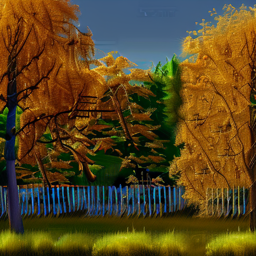 Stable Diffusion prompt: landscape with trees in dutch ol...