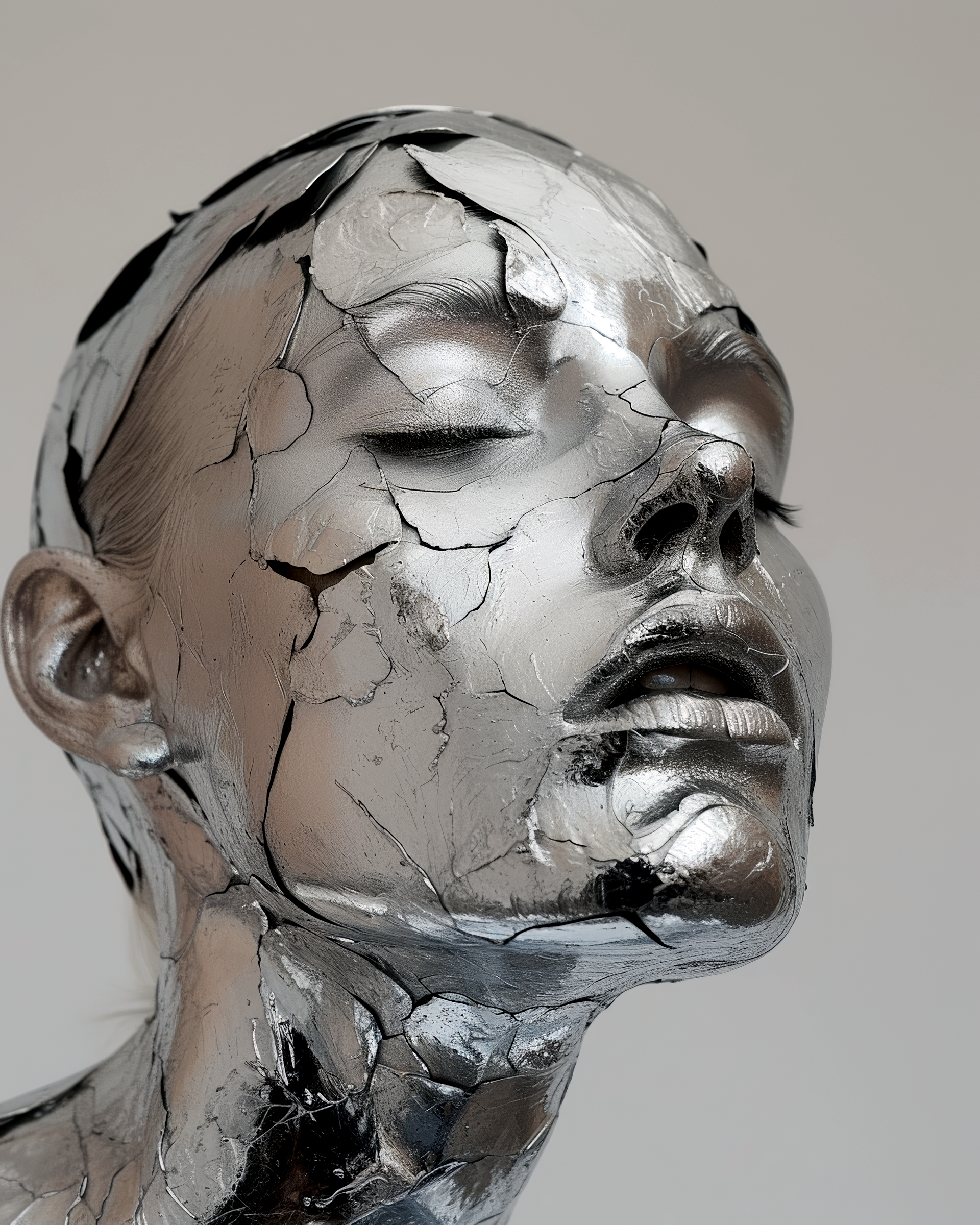 AI generated: Layered fabrications (Midjourney - Portraits)