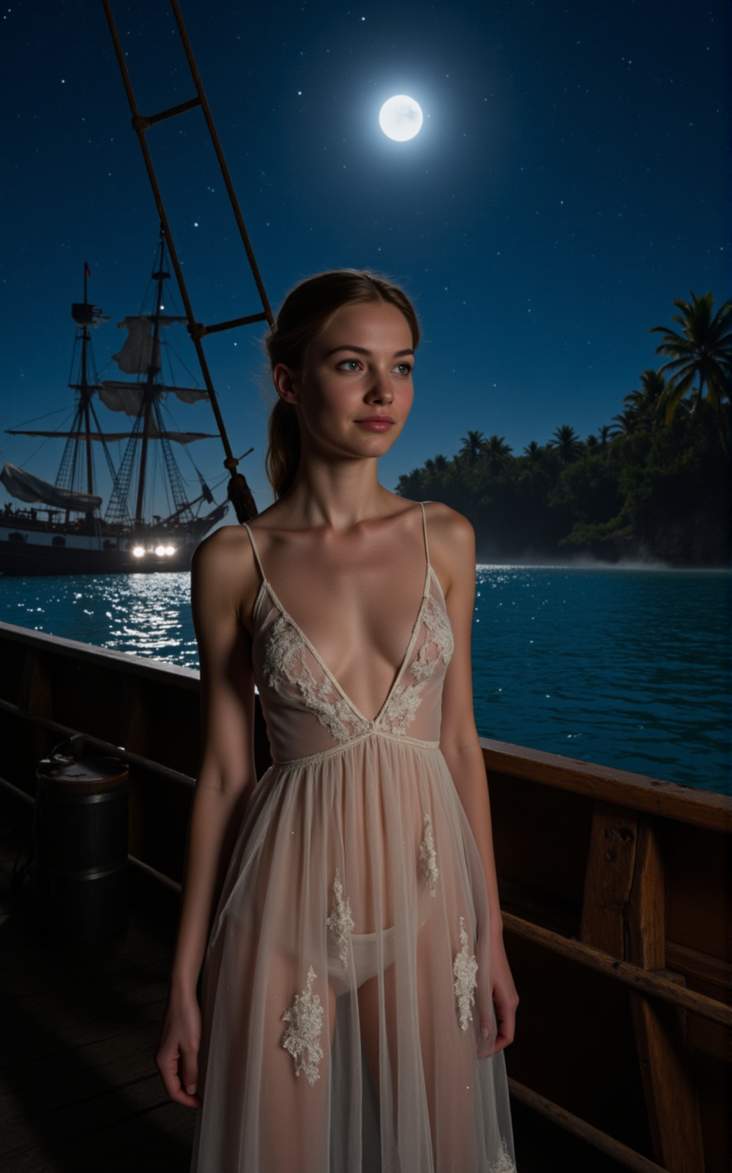 FLUX prompt: Wendy Darling, 16 years old, is a brave and ...
