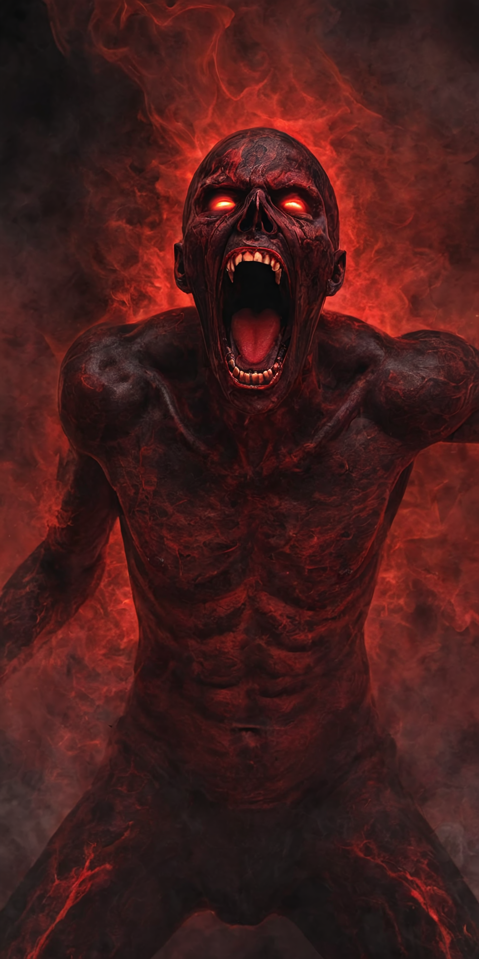 AI generated: A Scream Of An Eternal Punishment (Stable Diffusion - Concept Art)