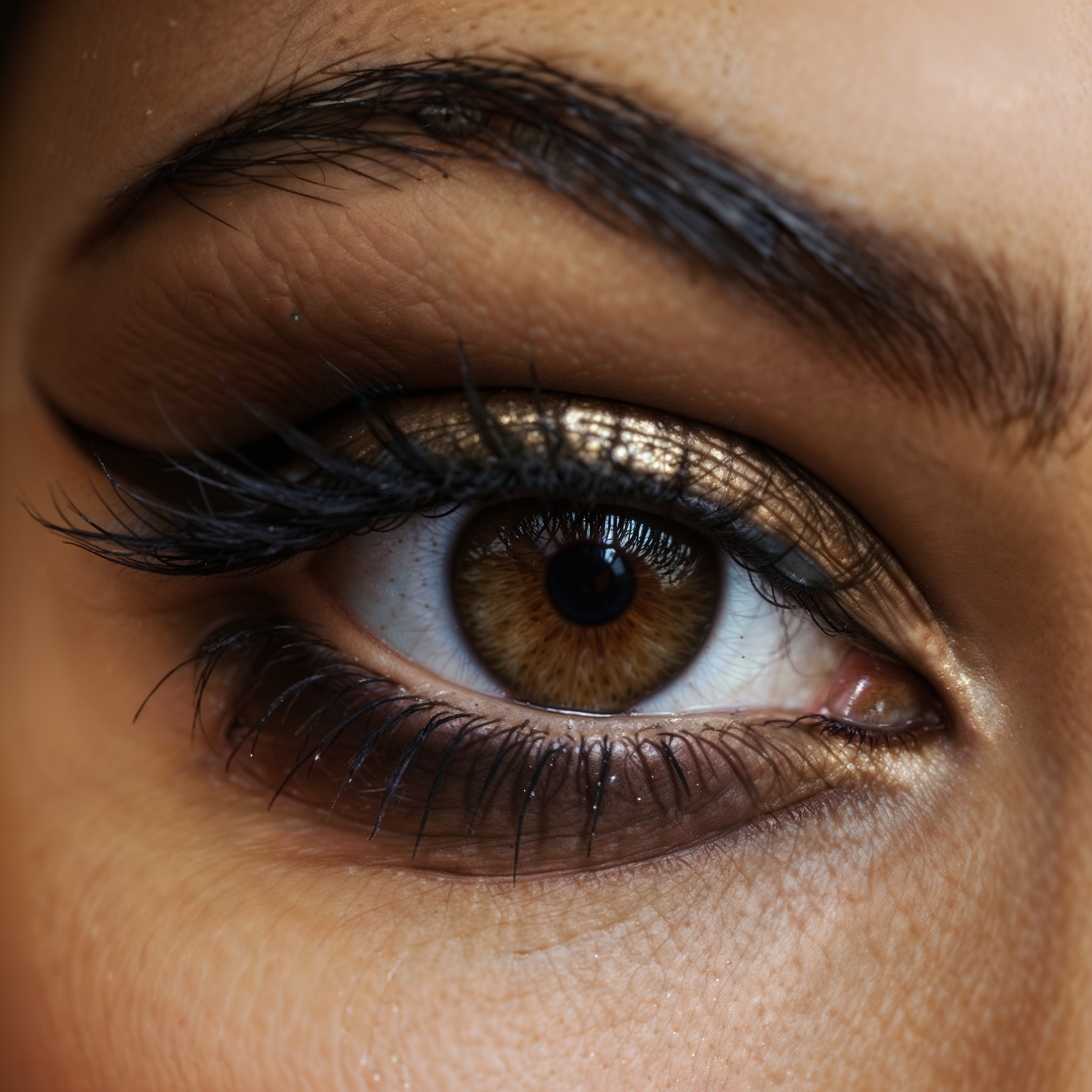 صورة مولدة بالذكاء الاصطناعي: Macro Eyeball Shot (نموذج Stable Diffusion - تصوير فوتوغرافي)
