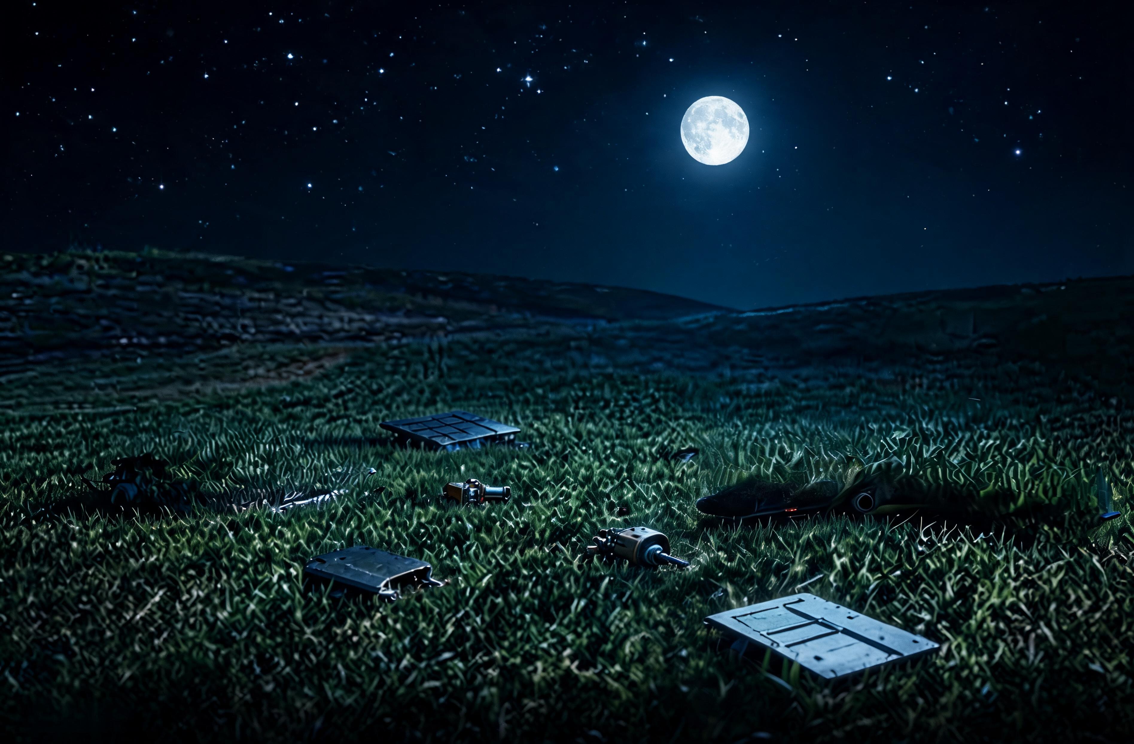 AI generated: Seedream 5 prompt: Show the reference image at night. (Seedream 5 - Concept Art)