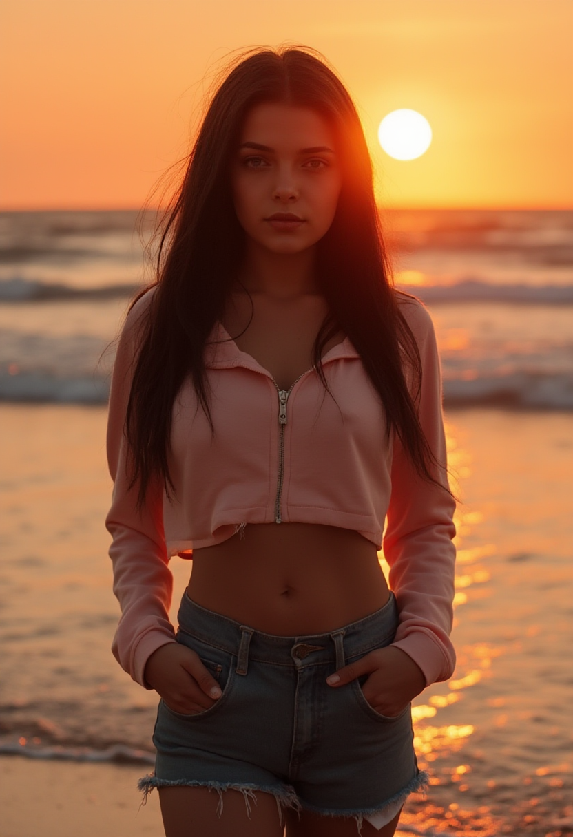 صورة مولدة بالذكاء الاصطناعي: FLUX prompt: A photorealistic cinematic portrait of a young wom... (نموذج FLUX - صور شخصية)