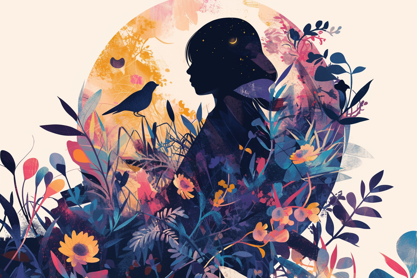 AI generated: Midjourney prompt: Minimalist Illustration, Focus on designs with whi... (Midjourney - Concept Art)