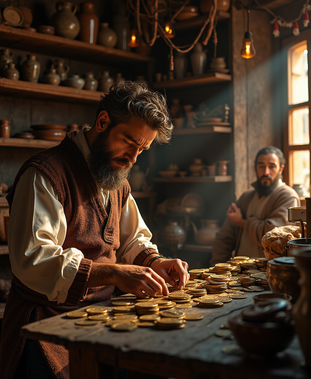 FLUX prompt: A photorealistic,UHD scene of a medieval Italian m... - FLUX