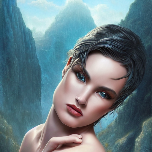Stable Diffusion prompt: a matte painting of an insanely ...
