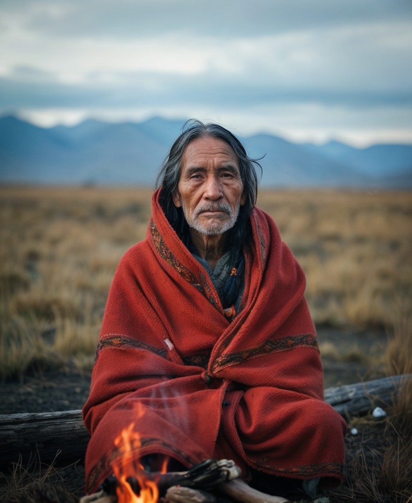 AI generated: FLUX prompt: Native American Elder: "A 4K ultra-detailed portra... (FLUX - Portraits)