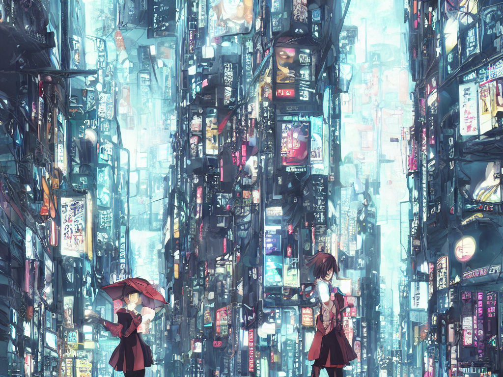 Stable Diffusion prompt: a woman in a raincoat standing o...