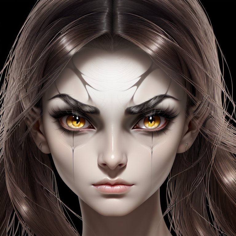 AI generated: DreamShaper prompt: A photograph of Extremely beautiful girl evil Demo... (DreamShaper - Portraits)