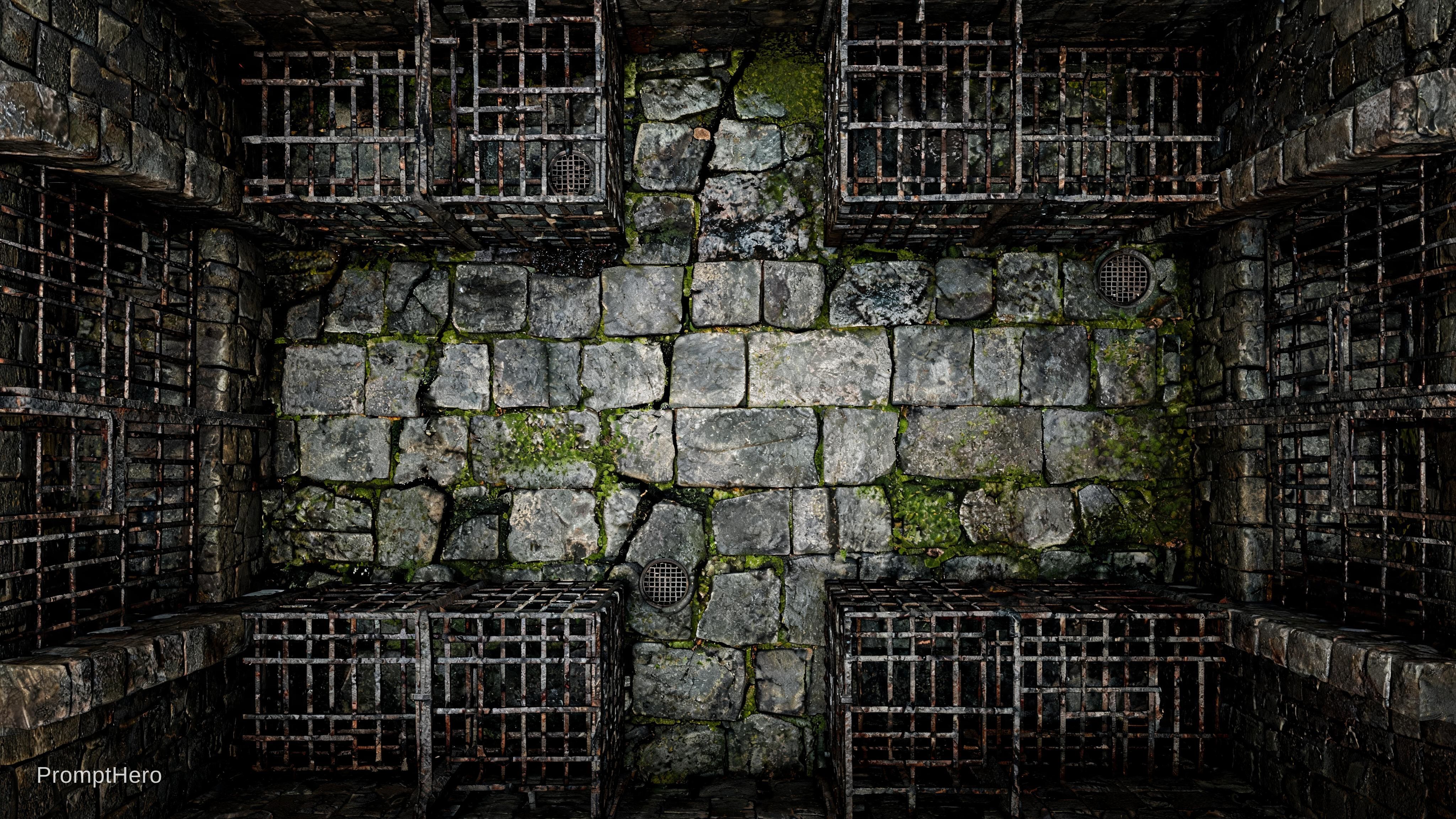 AI generated: Seedream 5 prompt: need a floor from a prison in 1825 Madagascar pala... (Seedream 5 - Architecture)