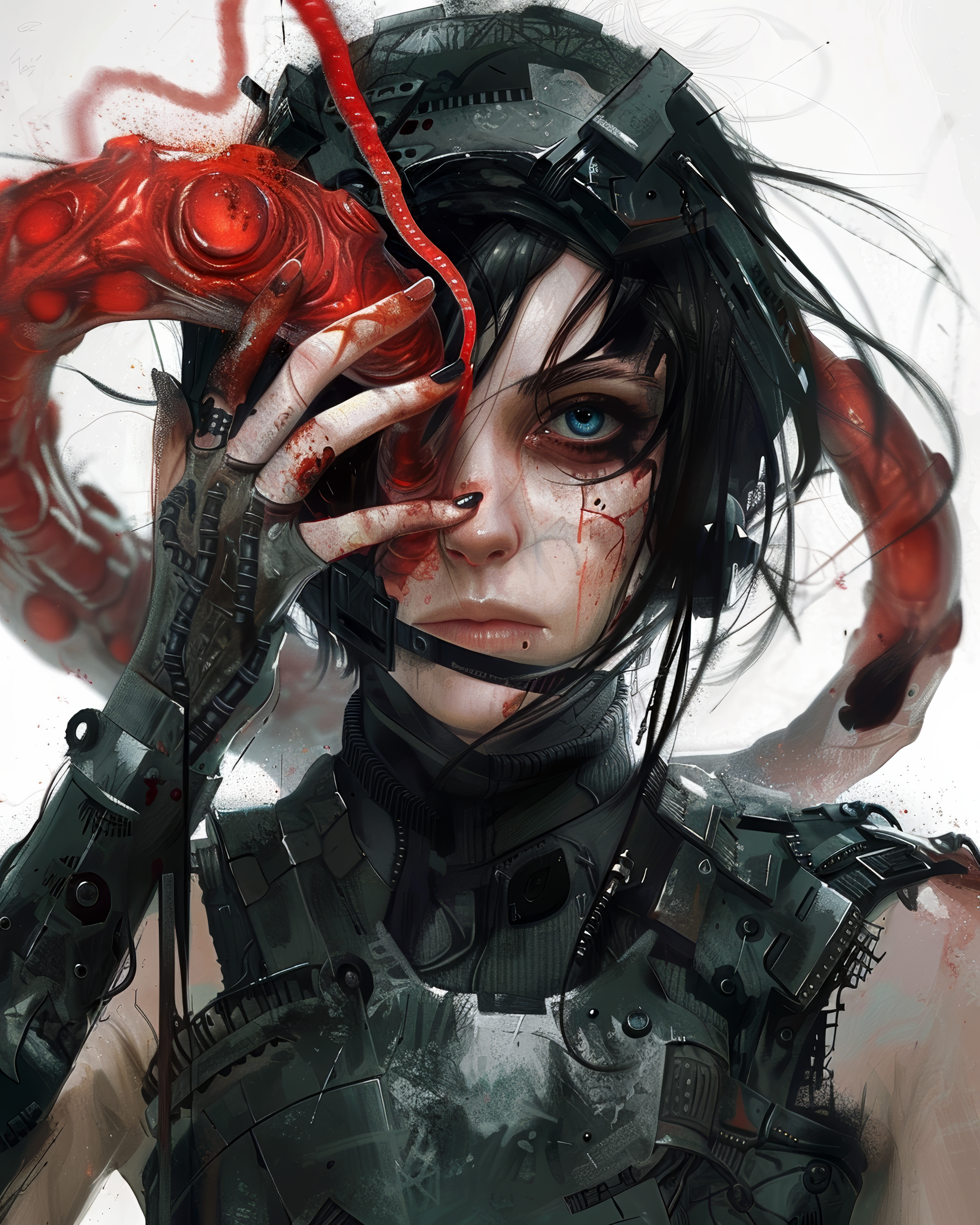 AI generated: One eye against the world. (Midjourney - Concept Art)