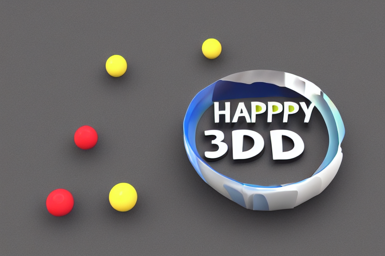 Stable Diffusion prompt: happy new year 3d , blender 3d,