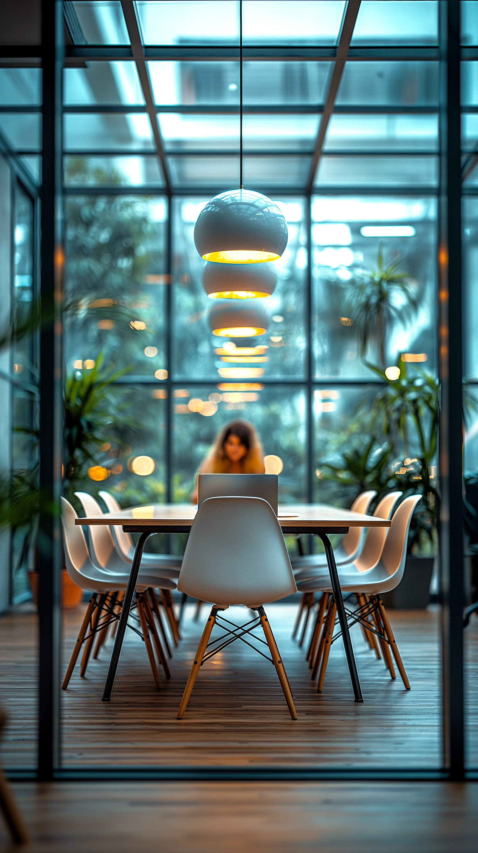 AI generated: Meeting room (Midjourney - Interior Design)