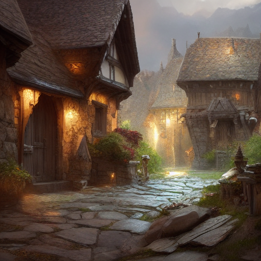 Stable Diffusion prompt: """a beautiful dark fantasy medi...