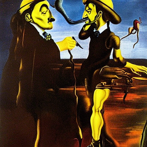 Stable Diffusion prompt: Salvador Dali style painting of ...