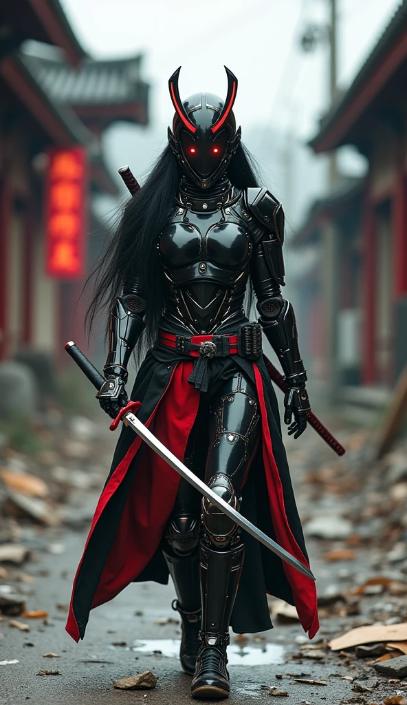 AI generated: Robot Samurai (FLUX - Concept Art)