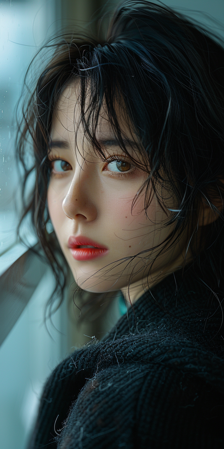 Midjourney prompt: High-resolution photo of a Japanese woman, mid 20'... - Midjourney