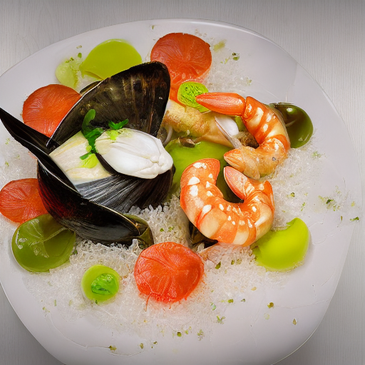 Stable Diffusion prompt: Hyper realistic of seafood dish ...