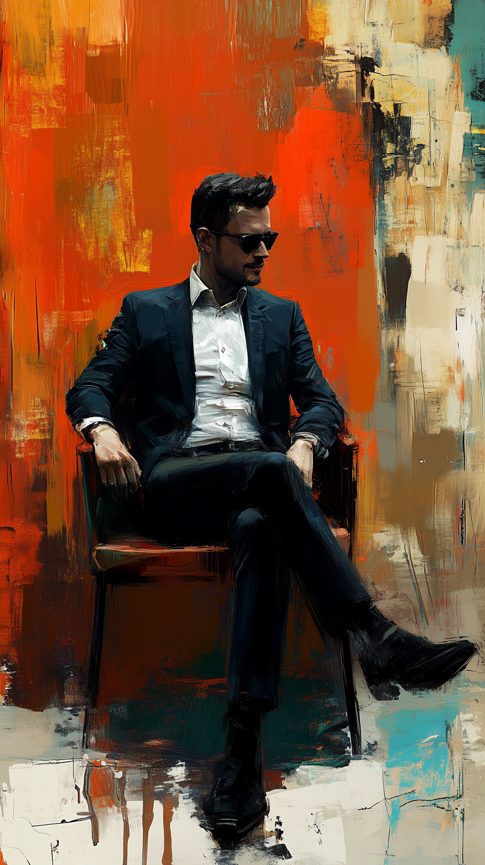 AI generated: Midjourney prompt: A painting-like image of a satisfied client experi... (Midjourney - Portraits)