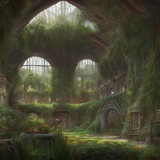 Visual Reference: Openjourney Prompt Huge Herbology Classroom Wizards Ho