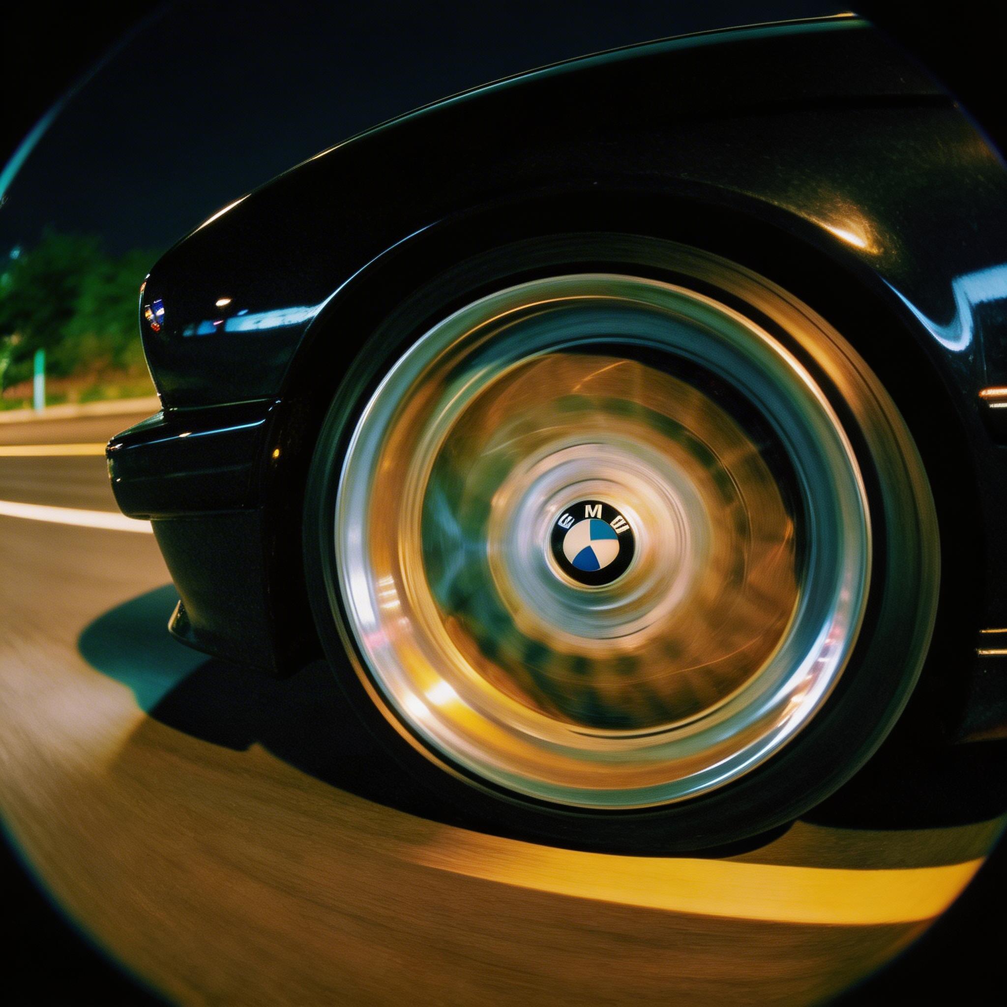 صورة مولدة بالذكاء الاصطناعي: Seedream 5 prompt: extreme close-up of a racing car wheel at maximum ... (نموذج Seedream 5 - صور شخصية)