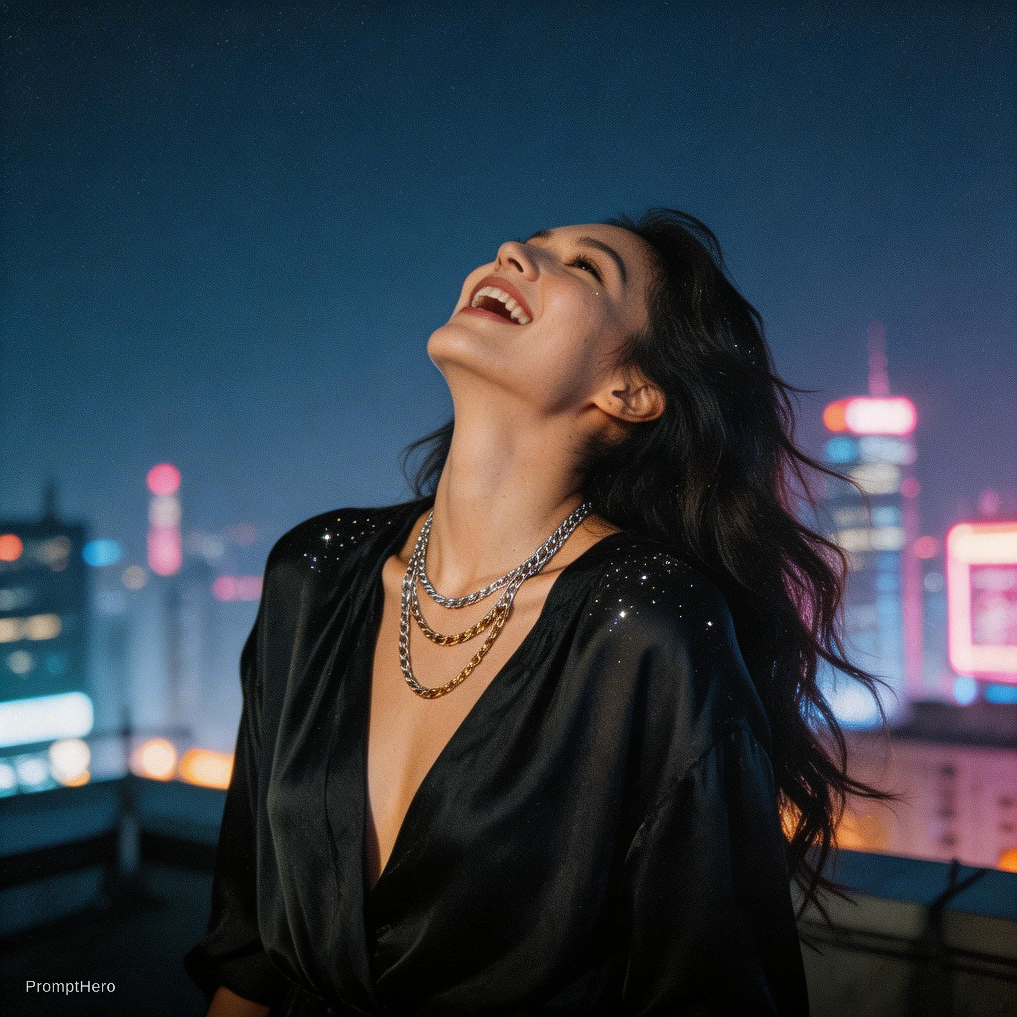 صورة مولدة بالذكاء الاصطناعي: Seedream 5 prompt: A grainy, high-ISO rooftop documentary scene captu... (نموذج Seedream 5 - صور شخصية)